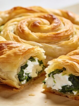 Borek Recipe: Crispy Turkish Phyllo Pastry with Cheese and Spinach