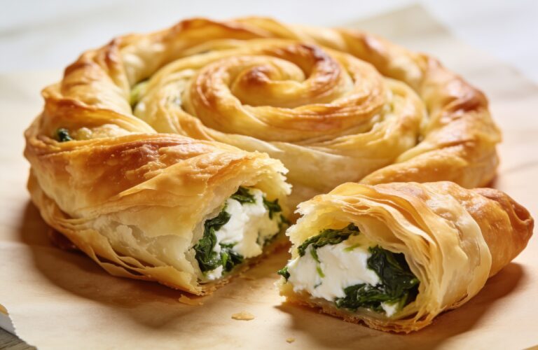 Borek Recipe: Crispy Turkish Phyllo Pastry with Cheese and Spinach