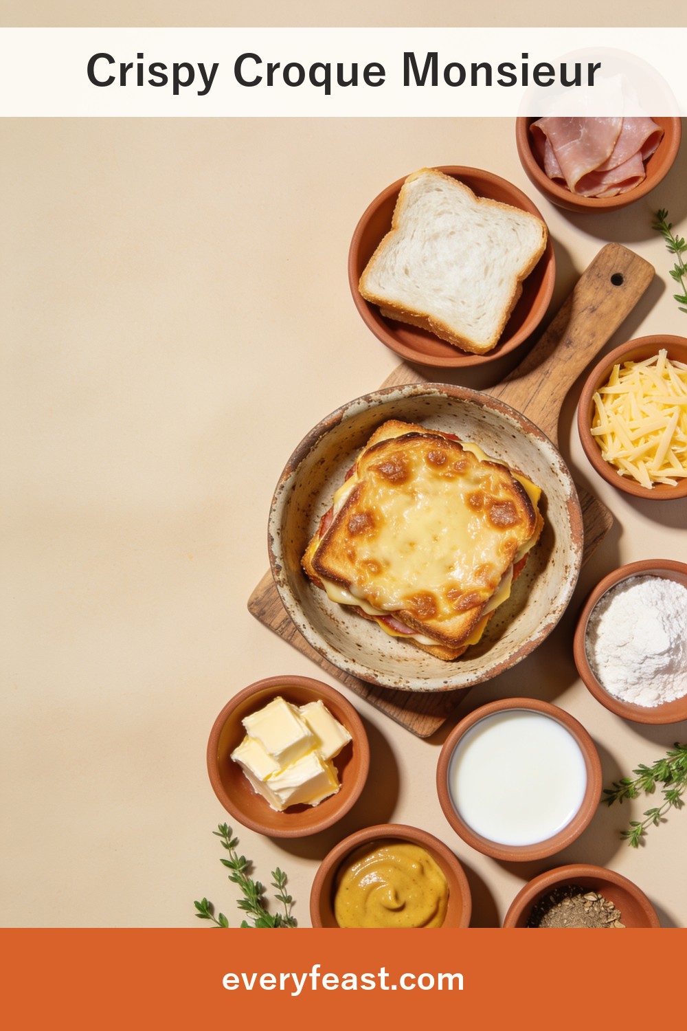 croque monsieur recipeの材料と作り方