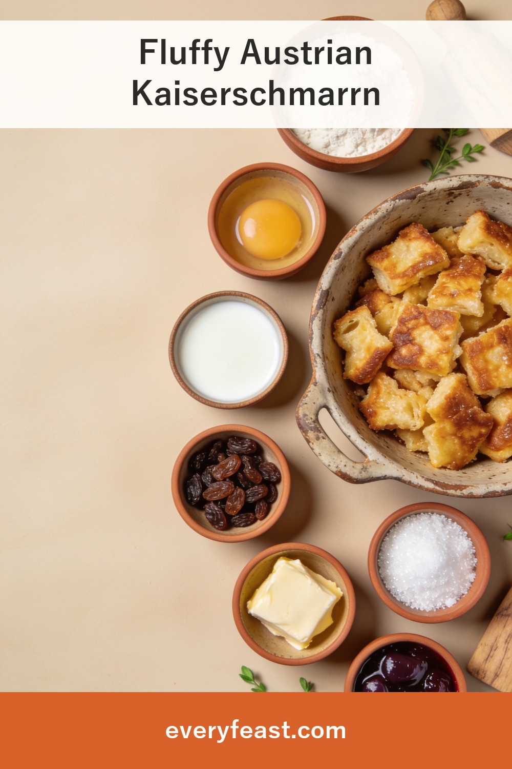 kaiserschmarrn recipeの材料と作り方