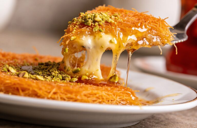 Knafeh Recipe: Levantine Cheese Pastry with Crispy Vermicelli
