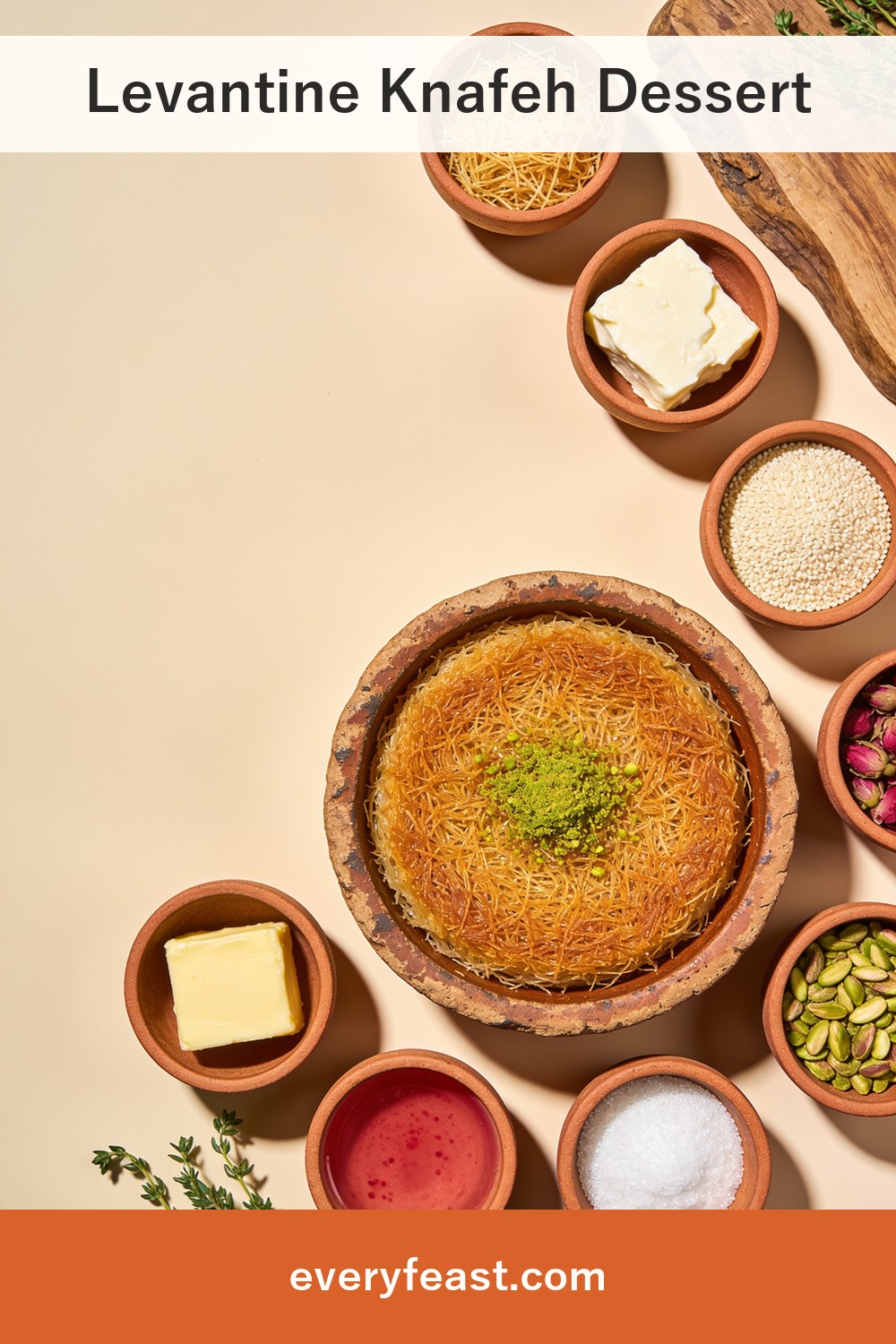 knafeh recipeの材料と作り方