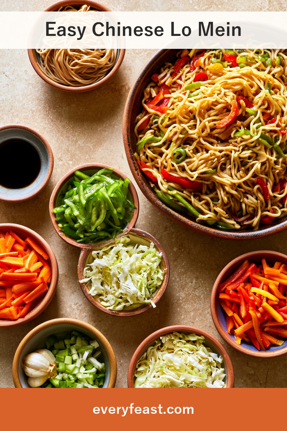 lo mein recipeの材料と作り方