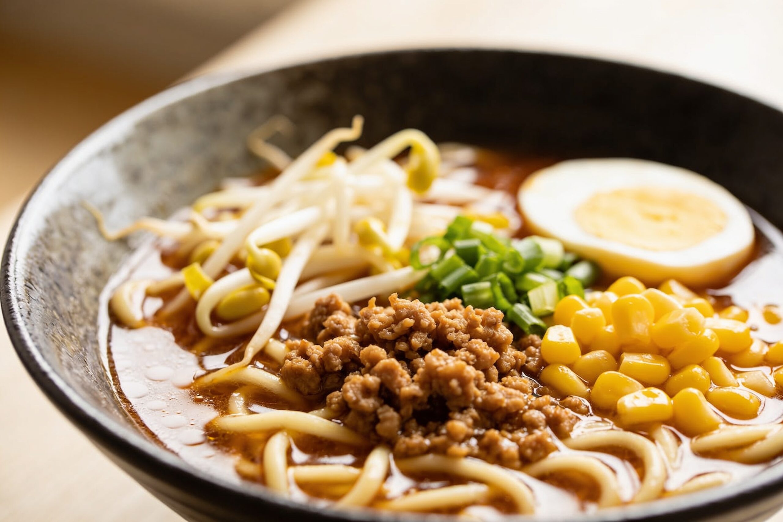 miso ramen recipeの完成写真