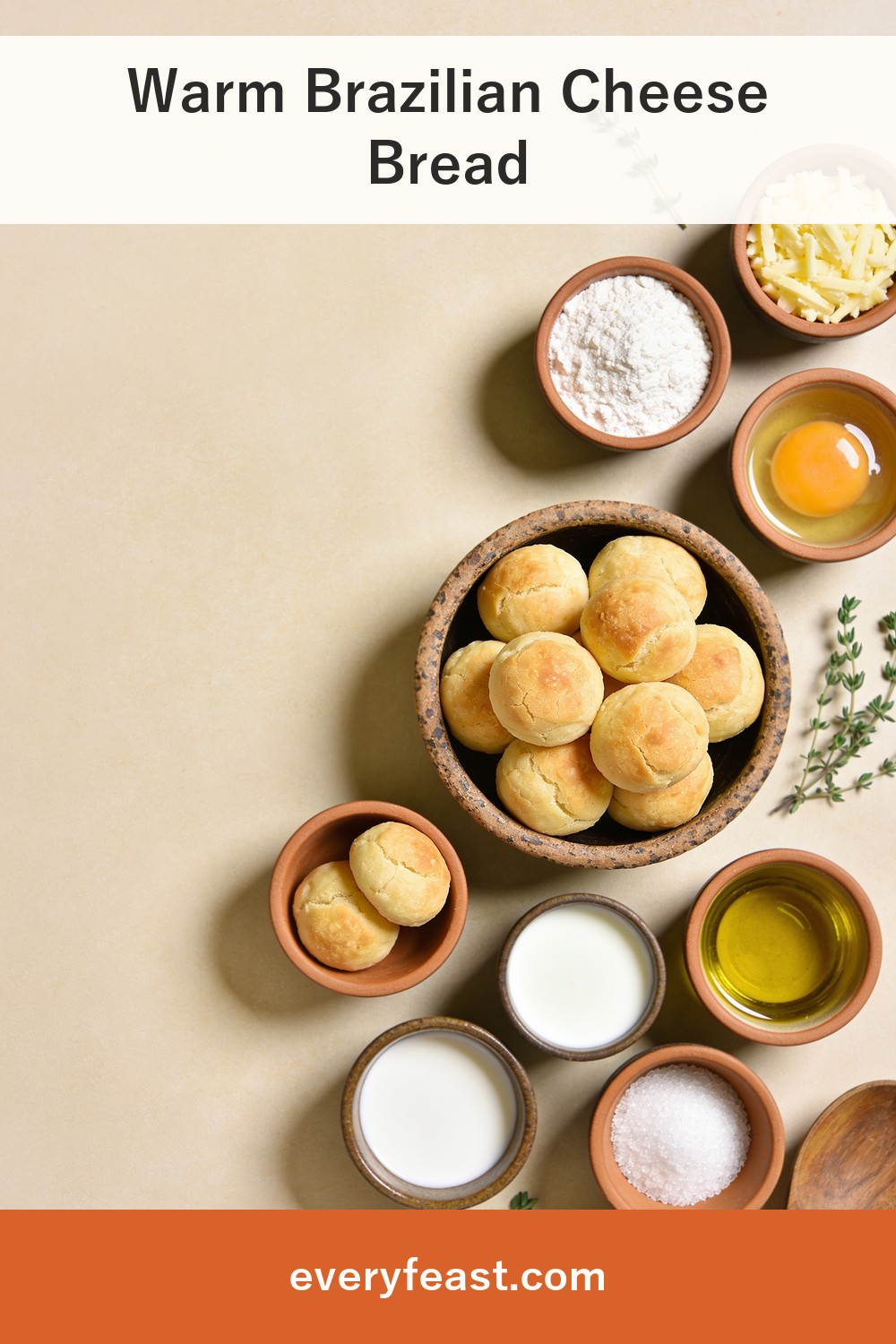 pao de queijo recipeの材料と作り方