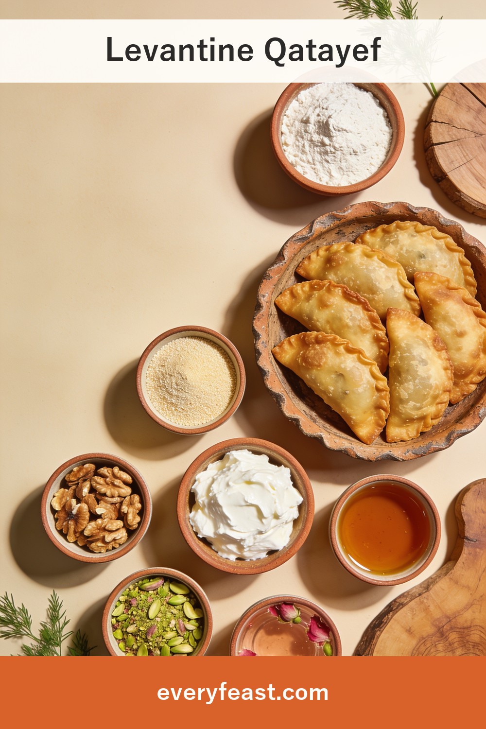 qatayef recipeの材料と作り方
