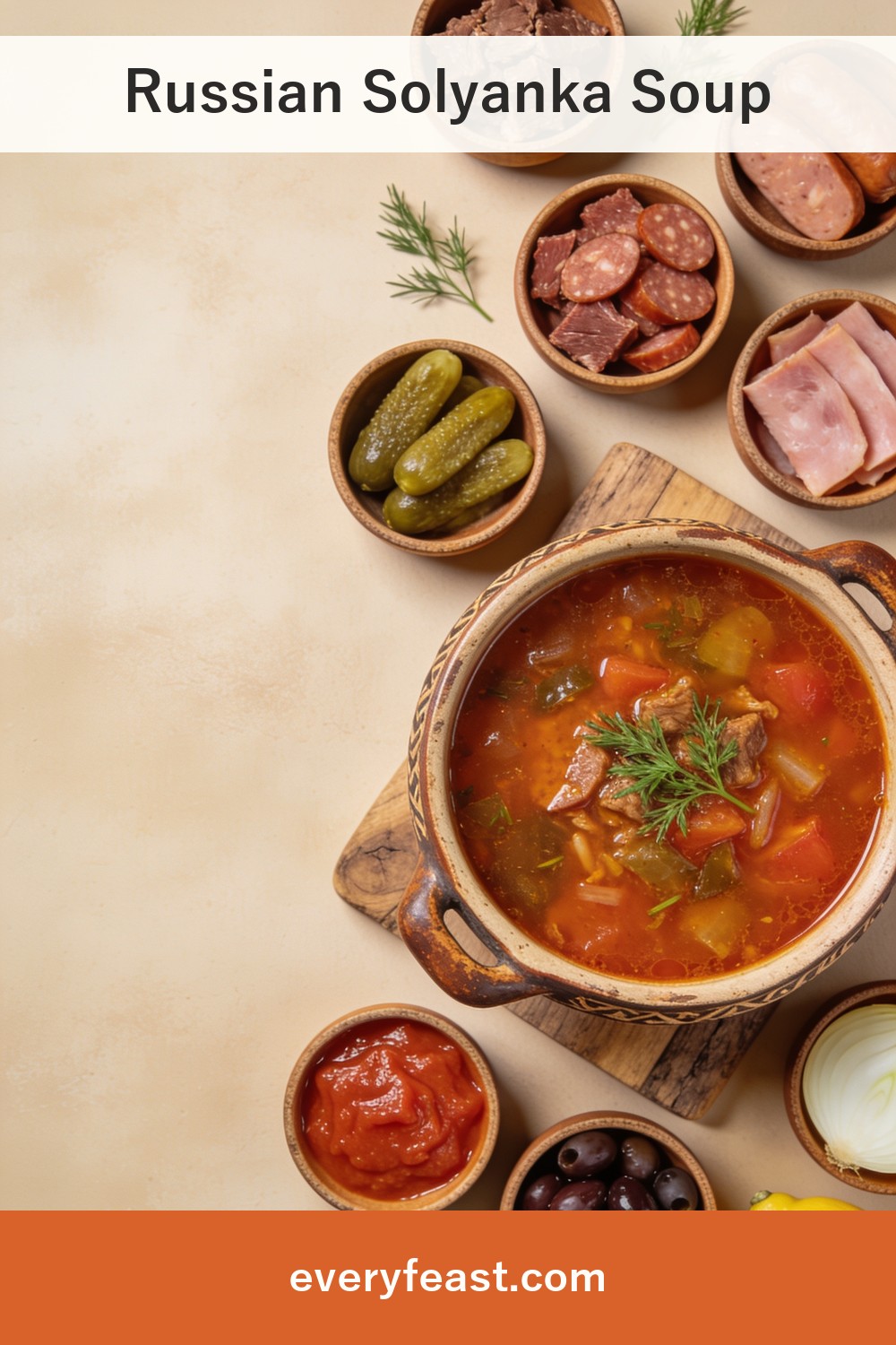 solyanka soupの材料と作り方