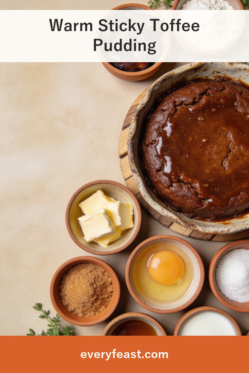 sticky toffee pudding recipeの材料と作り方