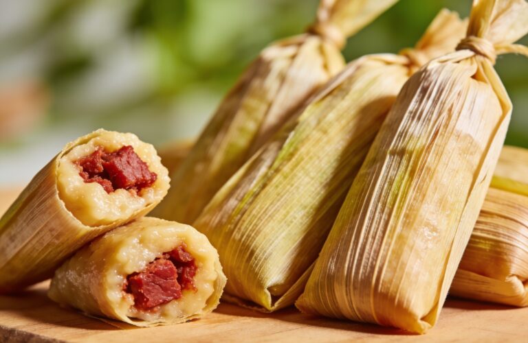 Tamales Recipe: Mexican Steamed Masa Parcels with Pork Filling