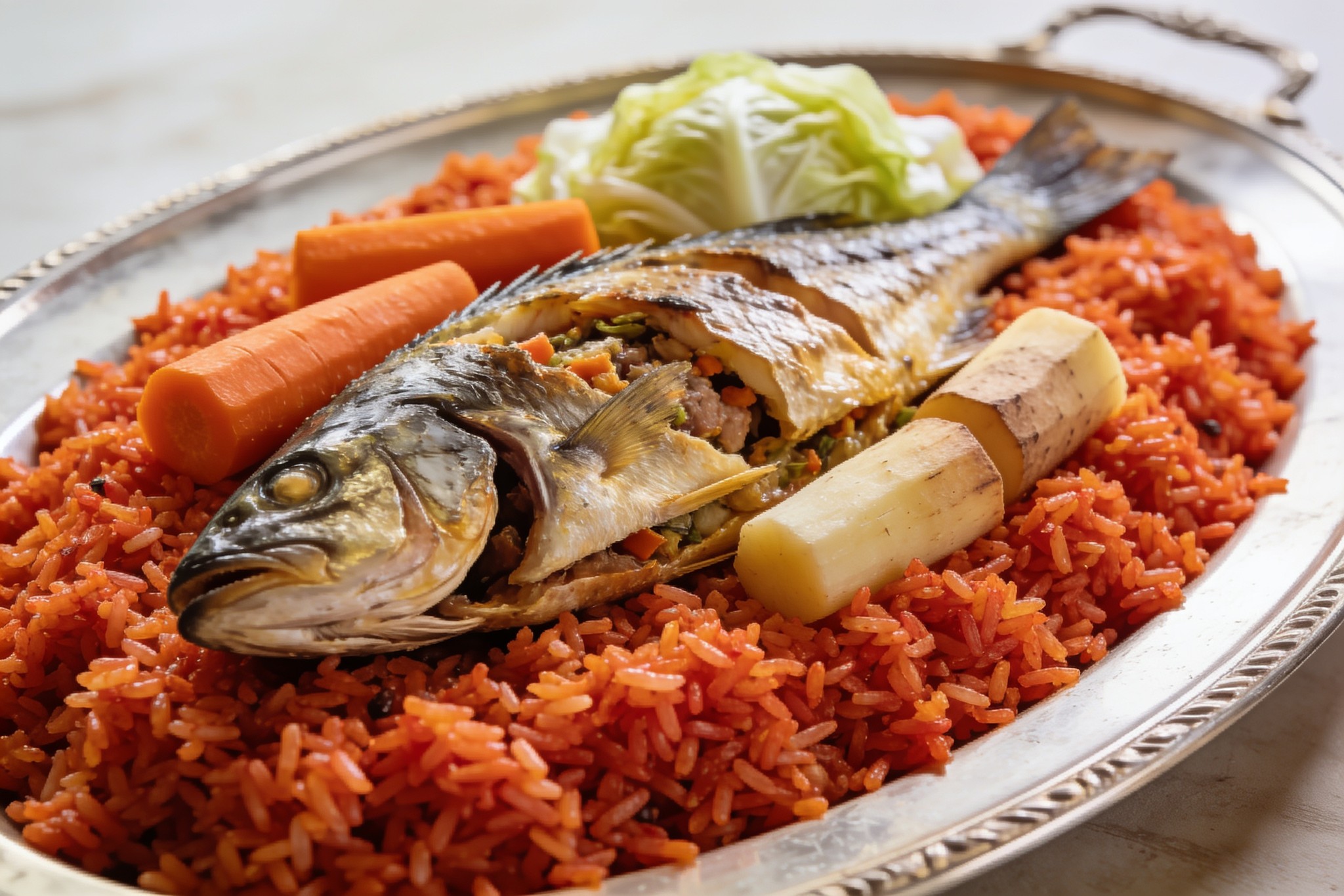 thieboudienne recipeの完成写真