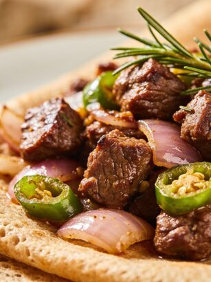 Tibs Recipe: Ethiopian Sautéed Beef with Peppers and Spices