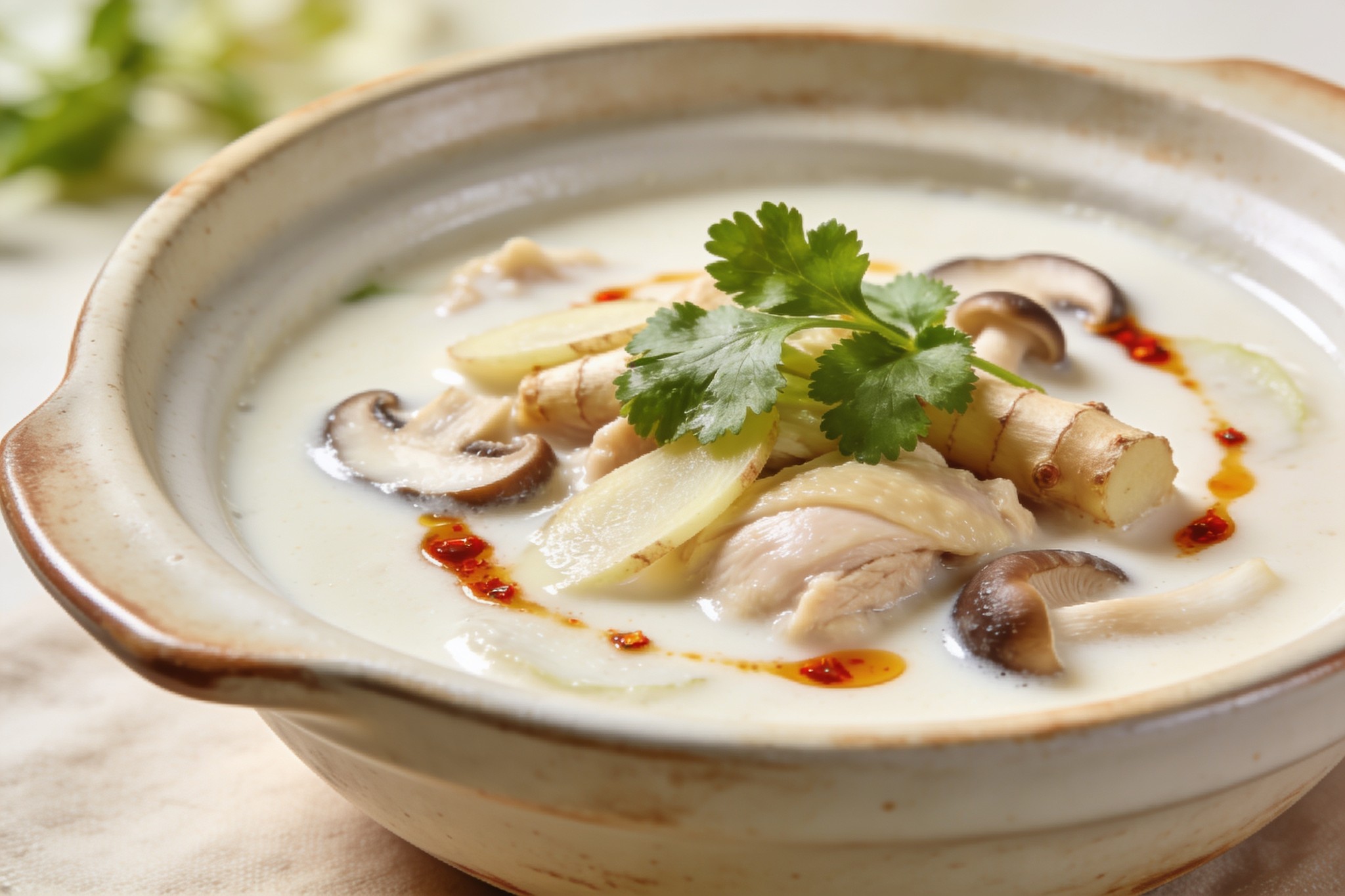 tom kha gai recipeの完成写真