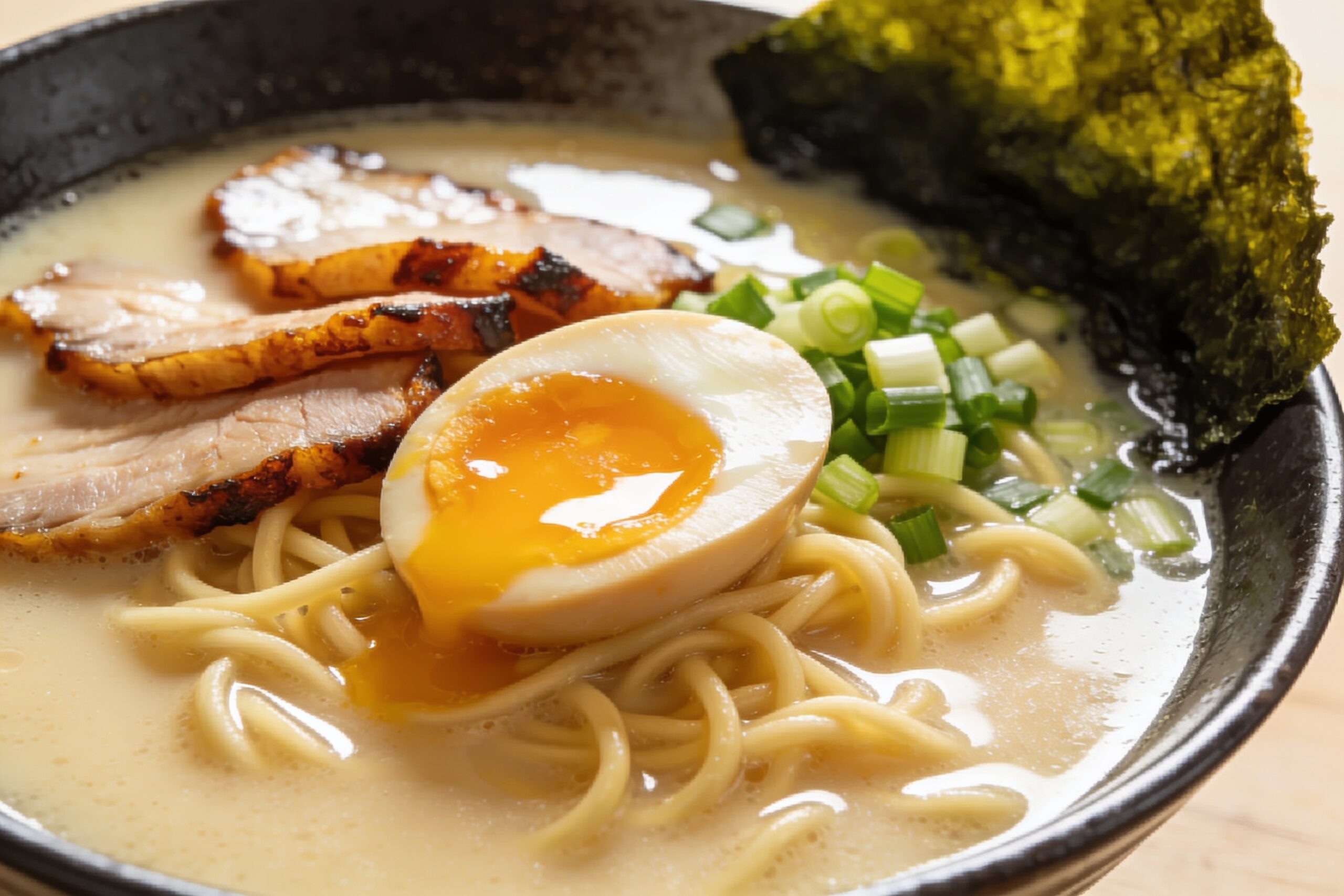tonkotsu ramen recipeの完成写真