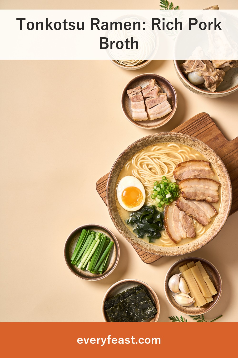 tonkotsu ramen recipeの材料と作り方