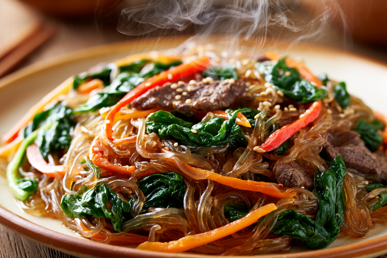 japchae recipeの完成写真