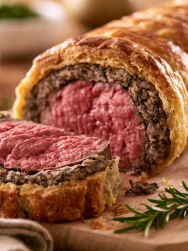 Beef Wellington Recipe: British Beef Fillet in Puff Pastry