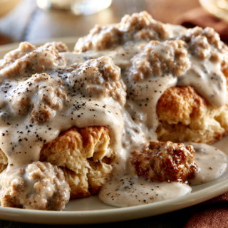 Biscuits and Gravy Recipe: Fluffy Buttermilk Biscuits with Sausage Gravy