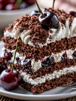 Black Forest Cake Recipe: Chocolate, Cherries, and Whipped Cream Layers