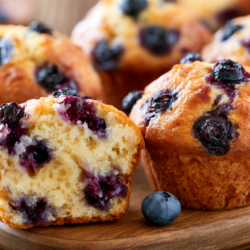 Blueberry Muffins Recipe: Bakery-Style, Golden, and Fluffy