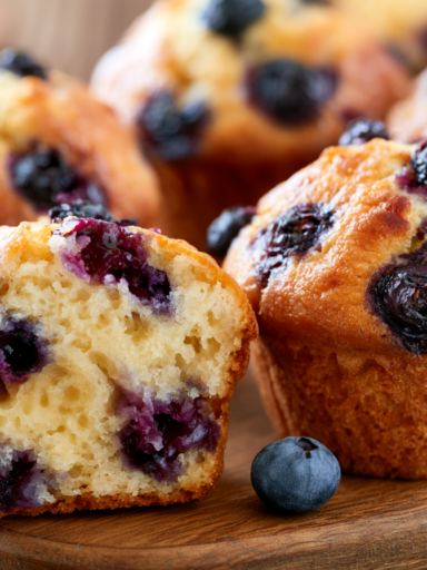 Blueberry Muffins Recipe: Bakery-Style, Golden, and Fluffy