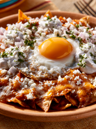 Chilaquiles Recipe: Mexican Tortilla Chips in Salsa with Egg