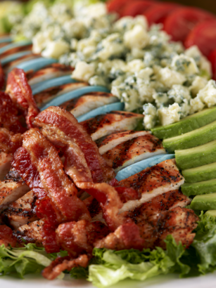 Cobb Salad Recipe: Composed Salad with Chicken, Bacon & Avocado