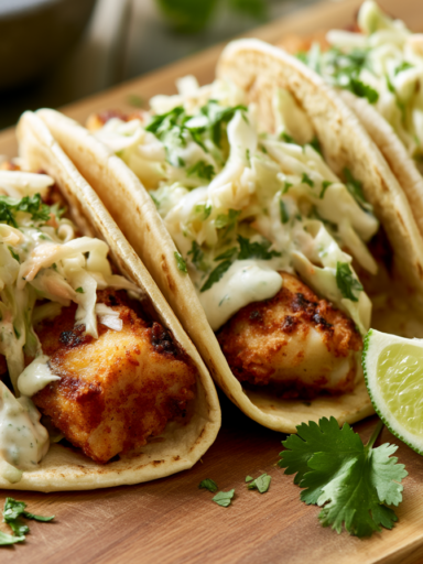 Fish Tacos Recipe: Crispy Baja-Style with Lime Crema