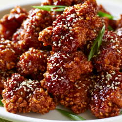 General Tso's Chicken Recipe: Crispy Battered Chicken in Sweet Spicy Sauce