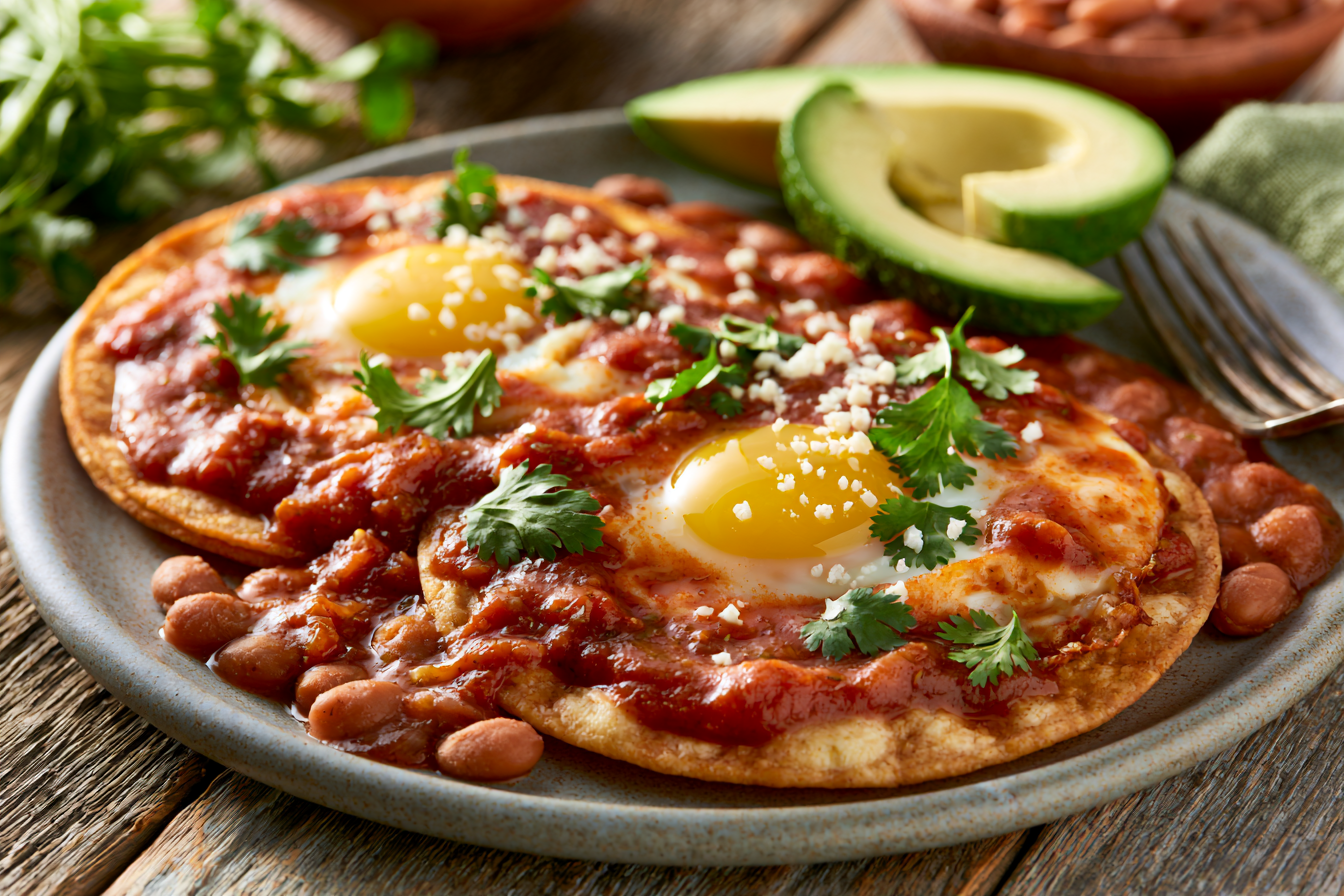 huevos rancheros recipeの完成写真