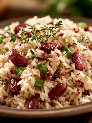 Rice and Peas Recipe: Jamaican Coconut Rice with Kidney Beans