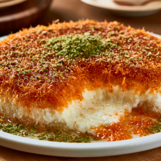 Kunafa Recipe: Crispy Shredded Pastry with Cheese and Simple Syrup