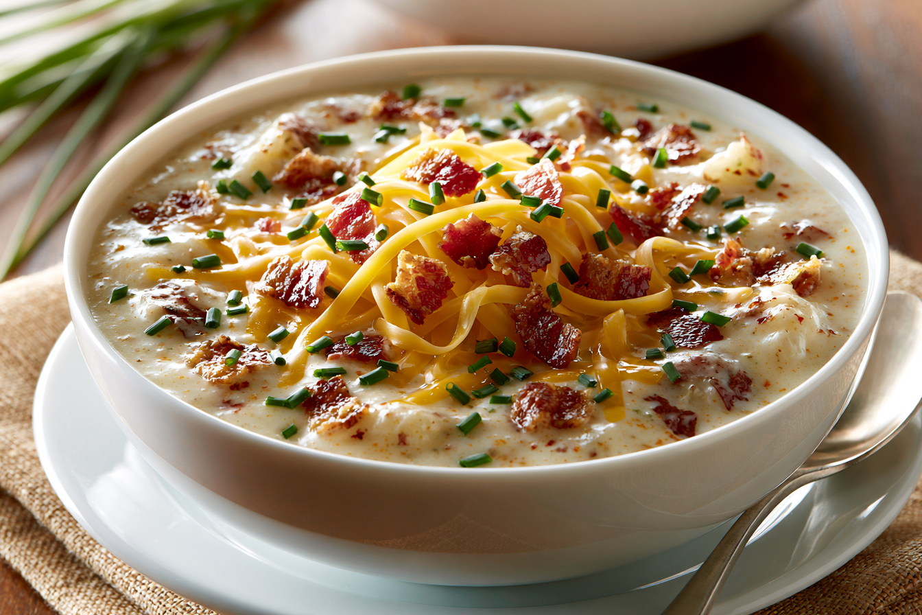potato soup recipeの完成写真