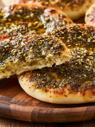 Manakish Recipe: Levantine Flatbread with Za'atar and Olive Oil