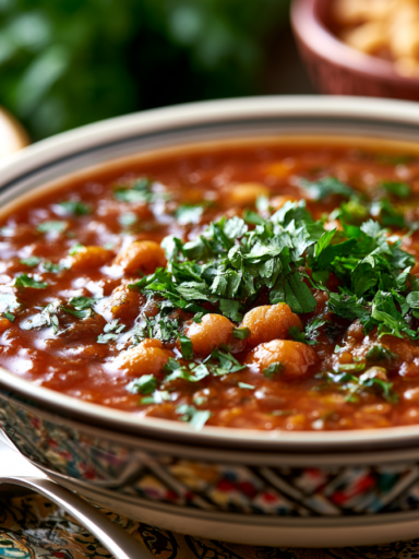 Harira Recipe: Moroccan Tomato, Chickpea, and Lentil Soup