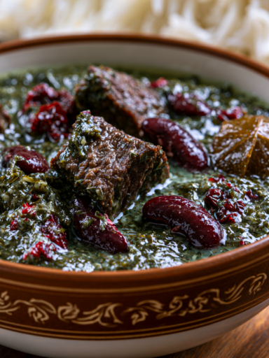 Ghormeh Sabzi Recipe: Persian Herb Stew with Beef and Beans