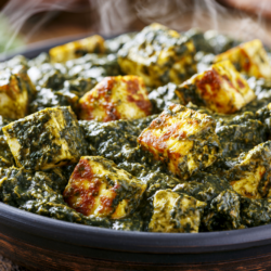 Saag Paneer Recipe: Paneer Cheese in Spiced Creamy Greens
