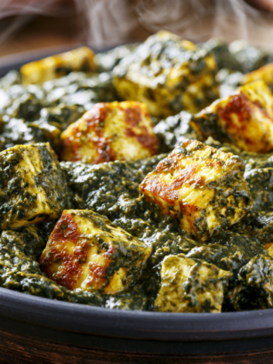 Saag Paneer Recipe: Paneer Cheese in Spiced Creamy Greens