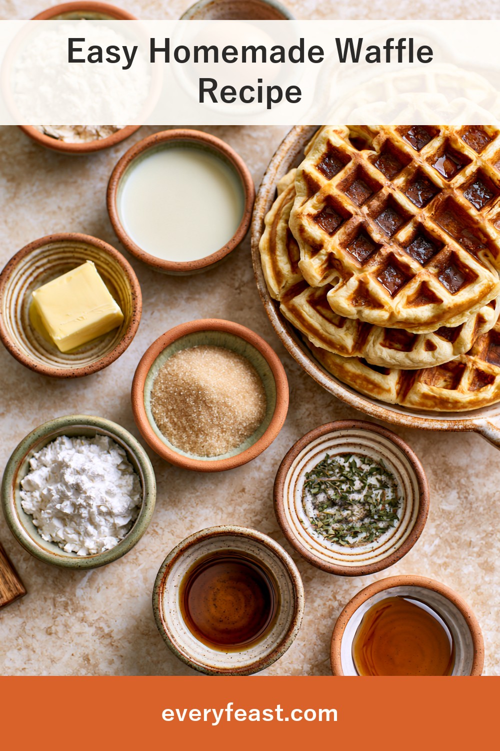 waffle recipeの材料と作り方