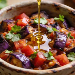 Zaalouk Recipe: Moroccan Eggplant and Tomato Salad